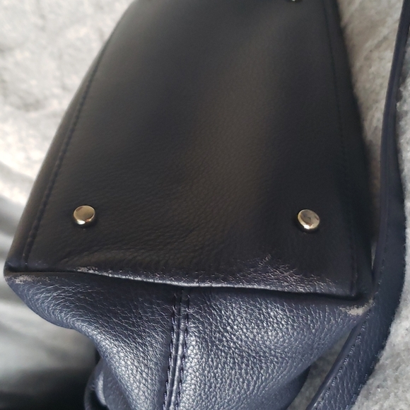 Kate spade navy leather purse - Picture 4 of 12